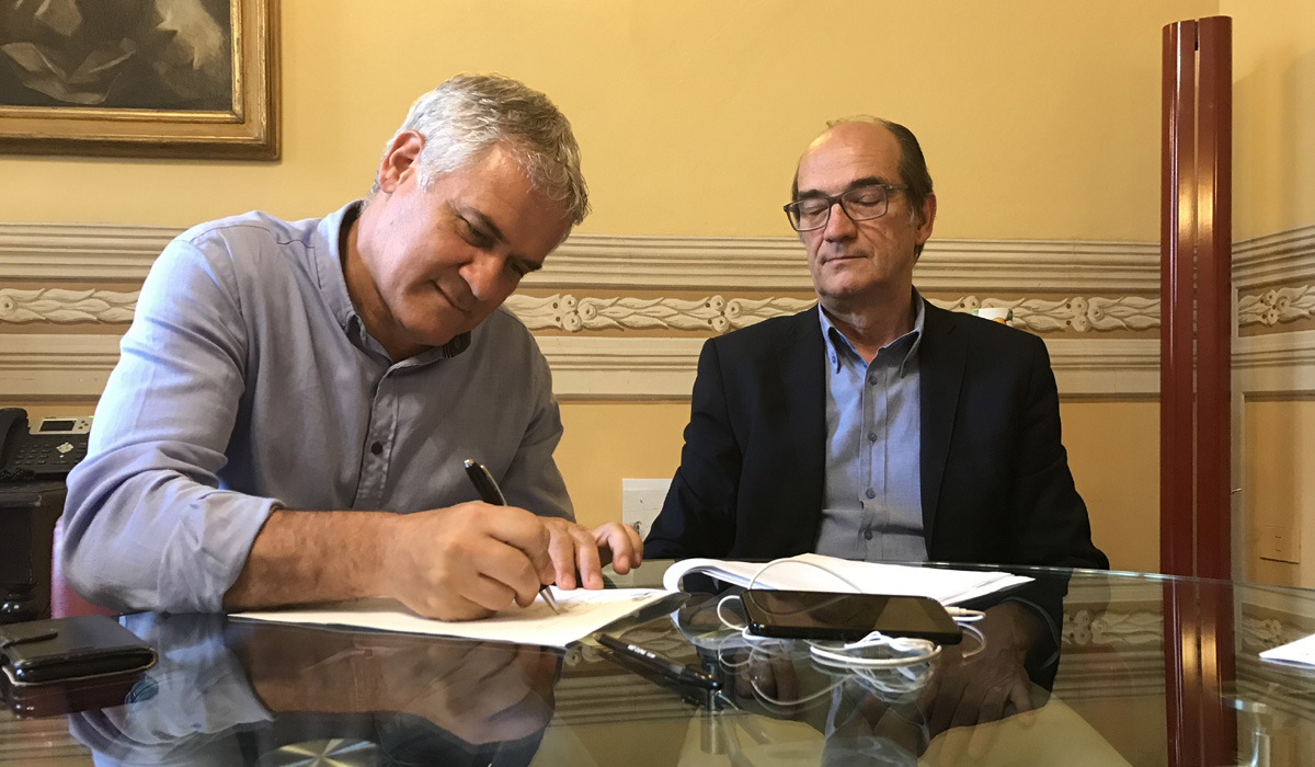 Firma convenzione Camaiore 28.05.2018